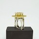 Bent Exner 
jewellery.
Bent Exner; 
Sculptural ring 
in sterling 
silver with top 
in gilded 
silver. ...