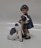 1 pcs 1. 
Factory
Dahl Jensen 
Dog Figures 
1085 Girl 
hugging Fox 
Terrier (DJ) 20 
cm Marked with 
...
