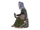 Large Dahl 
Jensen 
figurine, woman 
from Skovshoved 
with a fish.
The factory 
mark tells, 
that ...