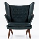 AP 19 - 
Reupholstered 
Papa Bear Chair 
in dark green 
...