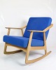 The rocking 
chair, designed 
by H. 
Brockmann-
Petersen and 
manufactured by 
Randers 
Møbelfabrik ...