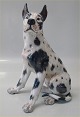 Dog: Dahl 
Jensen 1111 
Great Dane, 
standing (DJ) 
26 cm Marked 
with the royal 
Crown and DJ 
...
