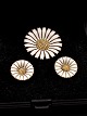 A Michelsen 
brooch 3.2 cm. 
and ear clips 
1.8 cm. 
gold-plated 
sterling silver 
item no. 563400
