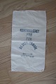 An antique sack 
from Denmark 
with a text
Tekst:
"Kontrolleret 
frø fra Alsisk 
...