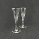 Height 10 cm.
A pair of 
cordial glasses 
made as pointy 
glasses from 
the 1920s.
They are in 
...
