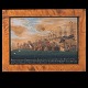 Watercolor 
showing the sea 
battle at 
Copenhagen 2nd 
April 1801
Visible size: 
42x61cm. With 
...