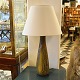 Gerd Bøgelund 
for Royal 
Copenhagen; 
Ceramic table 
lamp. Decorated 
with green and 
brown ...