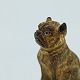 Small wiener 
bronze; a 
French Bulldog 
figurine 
approximately 
year 1900.
H. 2,2 cm. L. 
1,6 ...