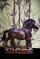 Arne Ingdam - 
Denmark. 
ceramic horse 
with fine 
glaze. Sign. 
AJ.
H: 30.5cm. L: 
32cm. Is 
complete ...