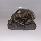 J. M. Lambeaux: 
Heavy bronze 
patinated 
figure of two 
women in love. 
In good 
condition. Good 
...