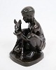 Figure by Just 
Andersen with 
motif of boy 
and deer kid 
model Just A 
D2318.
Measurements: 
...