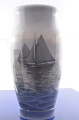 Royal 
Copenhagen. 
Vase decorated 
with sailing 
ships, no. 
2055-131. 
height 42,5 cm. 
2 quality, ...