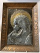 Unique icon of 
the Virgin Mary 
and the baby 
Jesus, in a 
copper frame. 
The icon is 
made of lead, 
...