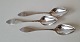 Set of 3 Empire 
dessert spoons 
in silver by 
Hans Christian 
Ludvig Stilling 
1778-1852 ...