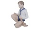 Bing & Grondahl 
 figurine, The 
Little Sailor.
The factory 
hallmark shows 
that this was 
...
