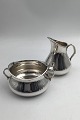 Cohr Silver 
Modern Sugar 
Bowl / Creamer 
set Measures 
Creamer H 10.2 
cm (4.01 inch) 
Sugar Bowl H 
...