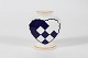 Aluminia 
Christmas heart
Heart shaped 
candlestick 
made of faience
with midnight 
blue ...