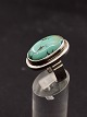 Sterling silver 
ring size 57-58 
with turquoise 
1.7 x 2.5 cm. 
subject no. 
574296