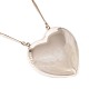 Georg Jensen 
large 
sterlingsilver 
heart necklace 
126
Heart: 
6x6,5cm. 
Necklace L: 
78cm