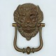 Door knocker in 
patinated 
bronze in the 
shape of a 
lion's head.
From France, 
first half of 
the ...