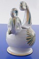 Ceramic 
Tisvildeleje 
"Pernille" 
flower vase, 
like a bird, 
height 15 cm. 
Fine condition.