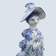 Bjørn Wiinblad 
ceramic.
Bjorn 
Wiinblad; 
Blue-painted 
female figurine 
"Aunt Ella". In 
good ...