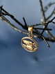 Beautiful 
pendant with 
the Pisces 
zodiac sign in 
14 carat gold, 
made with 
beautiful 
details. It ...