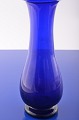 Danish 
hyazinthglass, 
blue-colored 
glass. Height 
21.3 cm. 8 3/8 
inches.  By 
Holmegaard ...