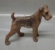 Dahl Jensen dog 
1079 Airedale 
Terrier (DJ) 
20.3 cm 1 sort
 Marked with 
the royal Crown 
and DJ ...