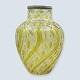 French crystal 
vase in clear 
and yellow 
crystal, with 
silver rim.
From France 
approx. 1950.
H. ...