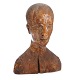 18th century 
wood cut wig 
stand
H: 37cm