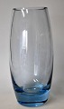 Per Lütken 
Hellas vase in 
aqua glass, 
Holmegård glass 
factory, 
Denmark. No: 
15389. Signed. 
H: 25 ...