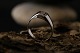 Beautiful and 
simple ladies' 
ring in 14 
carat white 
gold, with a 
beautiful 
brilliant. The 
ring ...