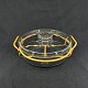 Height 10 with 
holder and lid.
Diameter 
without holder 
25 cm.
Lidded glass 
dish from the 
...