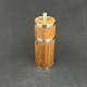 Height 14.5 cm.
Cylindrical 
pepper grinder 
with barrel 
bands in metal 
and top in 
brass.
It ...