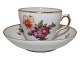 Royal 
Copenhagen Full 
Saxon Flower, 
large coffee 
cup with 
matching extra 
deep ...