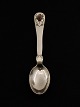 GEORG JENSEN 
sterling silver 
anniversary 
children's 
spoon hammered 
silver with 
carnelian ...
