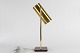Jo Hammerborg
Trombone desk 
lamp made of 
metal and 
brass,
lamp base of 
metal with 
brown ...