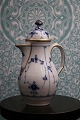 Antique Royal 
Copenhagen 
small Blue 
Fluted Plain 
coffee pot with 
gold edges from 
1870-90. ...