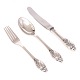 Evald Nielsen 
No. 6 lunch 
sterlingsilver 
lunch cutlery 
for 6 persons
21 pieces