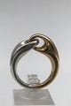 Georg Jensen 
Sterling Silver 
/ 18 K Gold 
Ring No. 652B 
(Large) Reflect 
Jacqueline 
Rabun ...