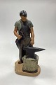 Bing and 
Grondahl 
Stoneware 
Figurine - 
Blacksmith No. 
2225. Designed 
by Axel Locher.
Measures ...