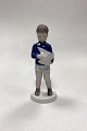 Bing and 
Grondahl 
Figurine Boy 
with Sailboat 
No. 2380. 
Designed by 
Claire Weiss. 
Measures 18 cm 
...