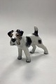 Dahl Jensen 
Figurine - Wire 
Fox Terrier No. 
1009. 2nd 
Quality with 
small black 
spot on hind 
leg. ...