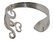 Danish silver, 
bracelet made 
of a piece of 
flatware.
Measures 6.5 
by 5.3 cm.
Excellent ...
