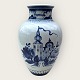 Royal 
Copenhagen, 
Aluminia, 
Trankebar, Vase 
#4011/ 1202, 
26cm high, 19cm 
wide *Lighter 
cracking ...
