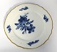Royal 
Copenhagen. 
Blue flower 
with gold. 
Lunch plate. 
...