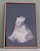 Lars Dyrendom: No #4 Polar Bear  Photo including glass and wooden frame 62.5 x 
42.5 cm  B&G 1954