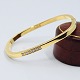 Gold bangle in 
18k gold set 
with 6 
diamonds, a 
total of 
approx. 0.18 
ct. TW VS.
The bracelet 
...