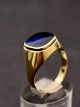14 carat gold 
ring size 68 
with sapphire 
colored 
gemstone from 
goldsmith 
Herman Siersbøl 
item ...
